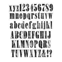Alphabet Letters Clear Stamps for Scrapbooking DIY Greeting Card