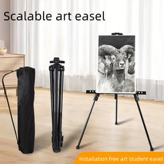 Portable Metal Easel for Sketching Students