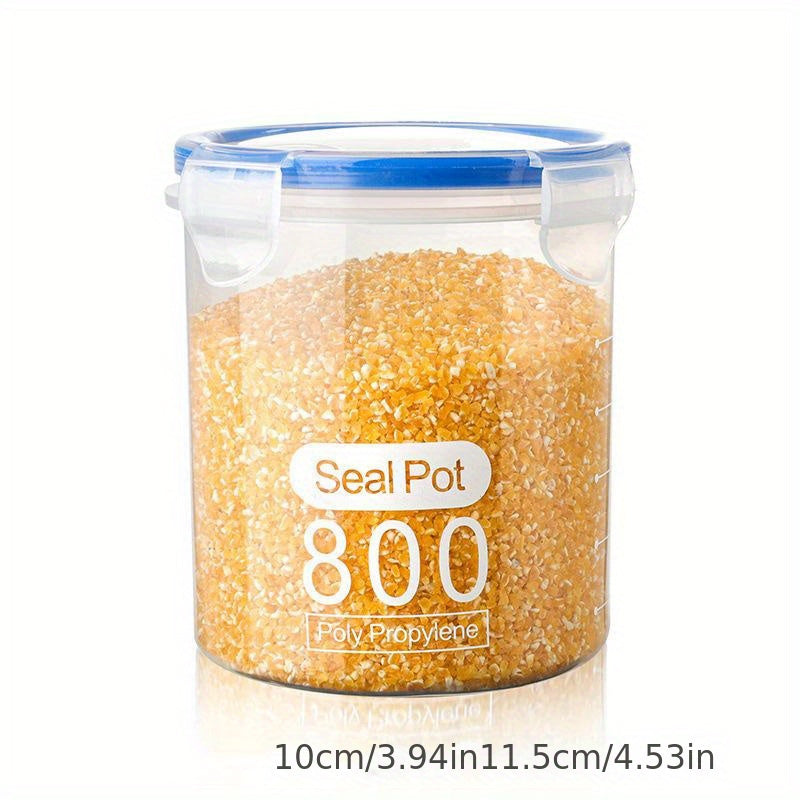 1pc Clear Food Storage Box Plastic Grain Storage Box Moisture proof