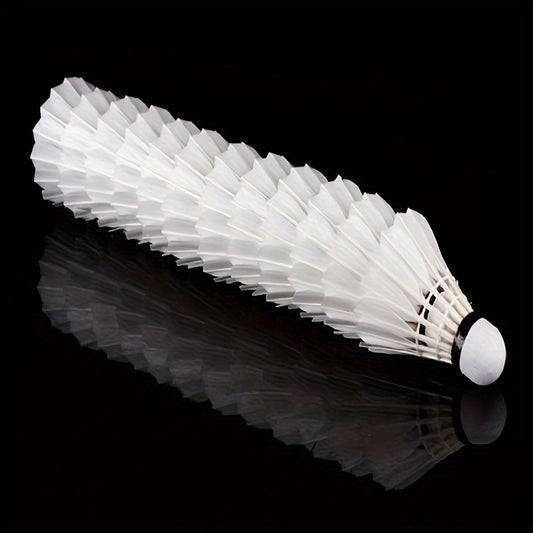 12pcs Feather Badminton Shuttlecocks Indoor Outdoor Competition