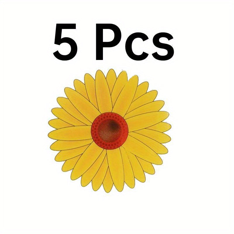 Sunflower Fly Trap Window Sticker for Indoor Use