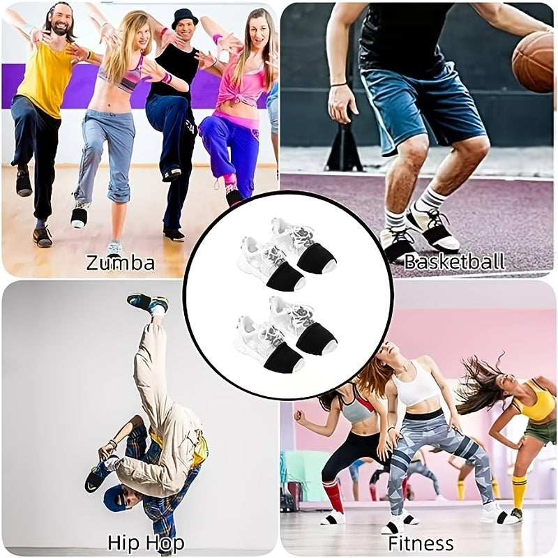 2 Pairs Dance Socks Over Shoes Elastic Dance Shoe Covers