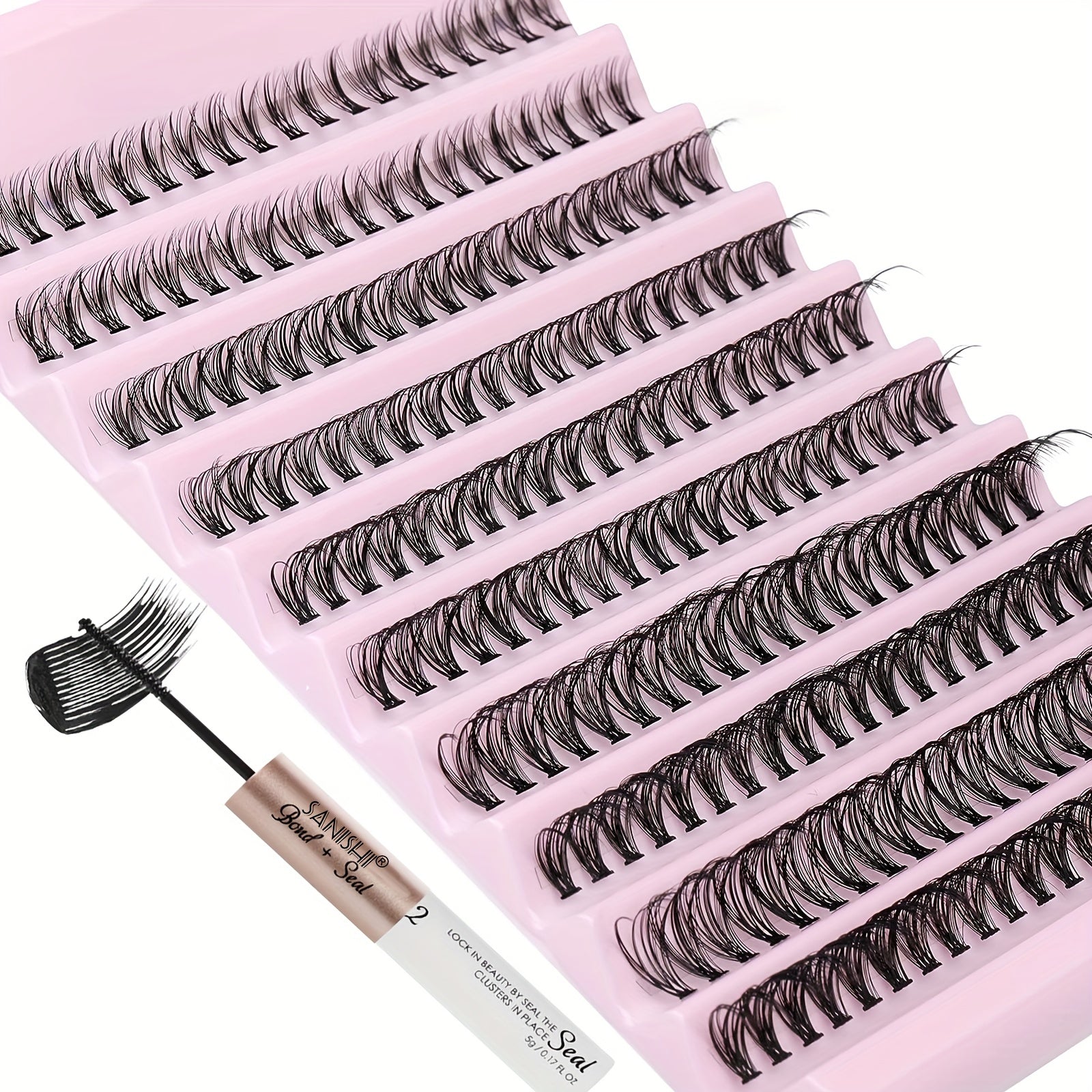 200pcs 40D Lashes 9 16mm Mix D Curling Cluster Individual Lashes