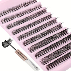 200pcs 40D Lashes 9 16mm Mix D Curling Cluster Individual Lashes