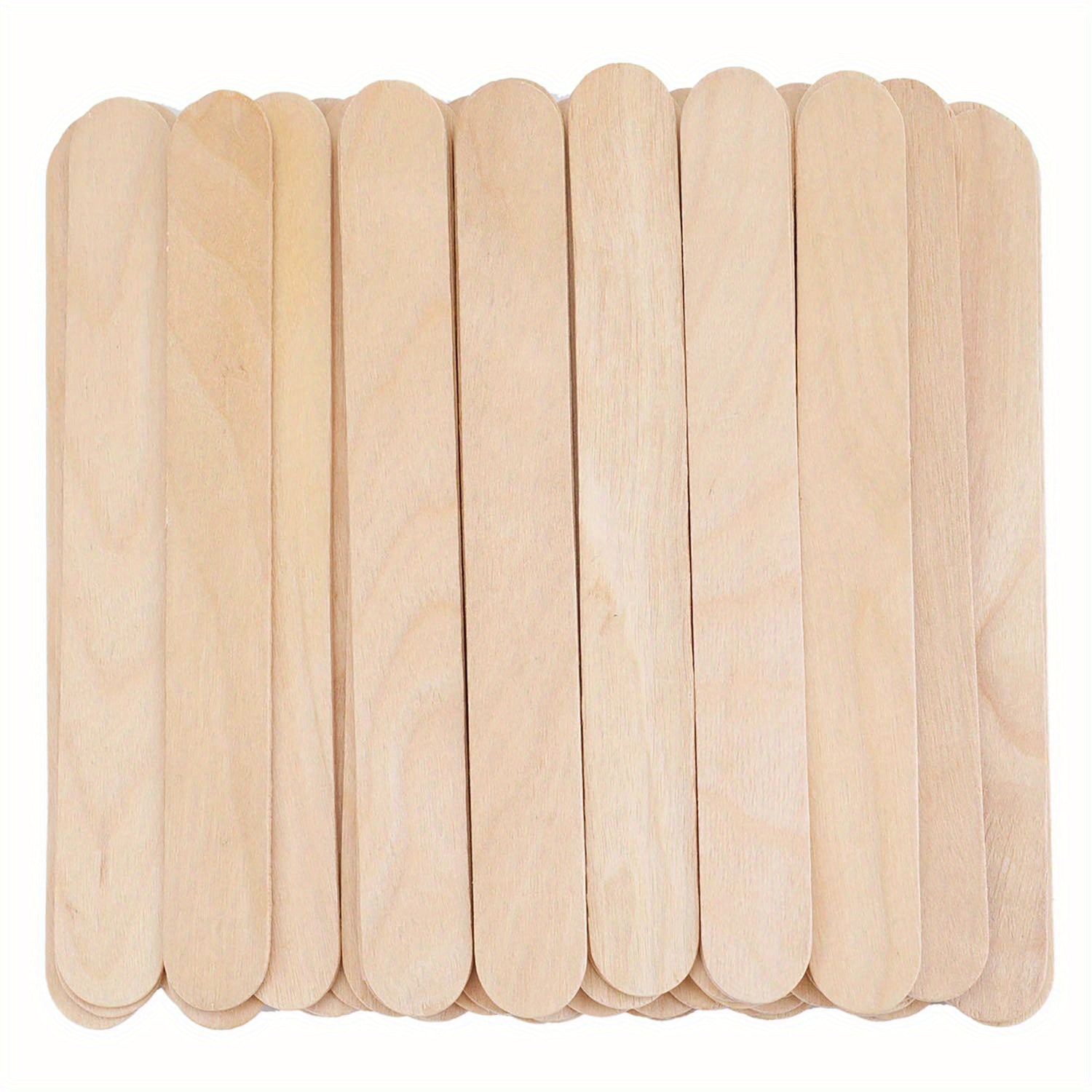 Wide Wax Sticks with Wood Spatula for Hair Removal