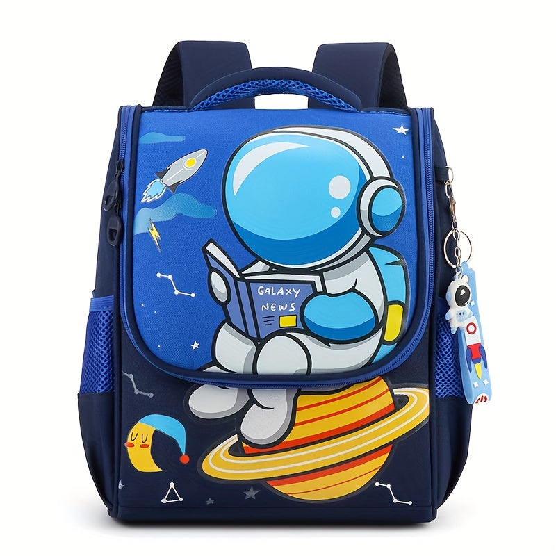 Kids Cartoon Space Backpack Lightweight School Bag
