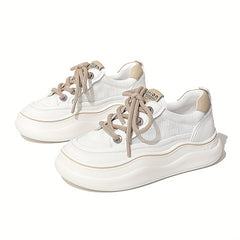 Women's Letter Graphic Outdoor Board Shoes Thick Bottom Casual Sneakers
