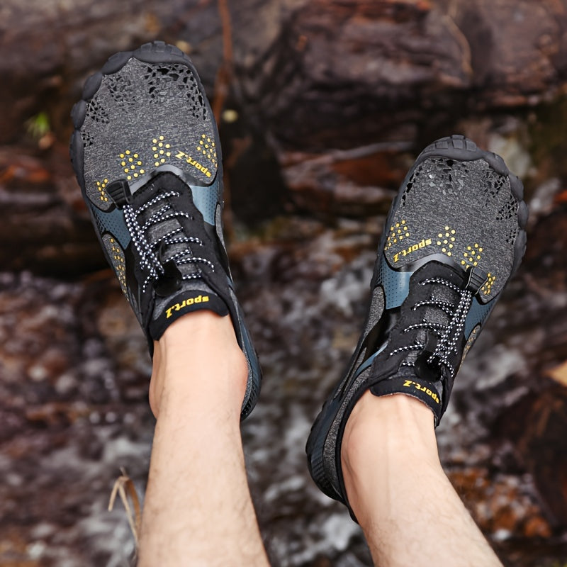Men's Water Shoes Adjust Buckle Breathable Quick Dry Non Slip for Beach