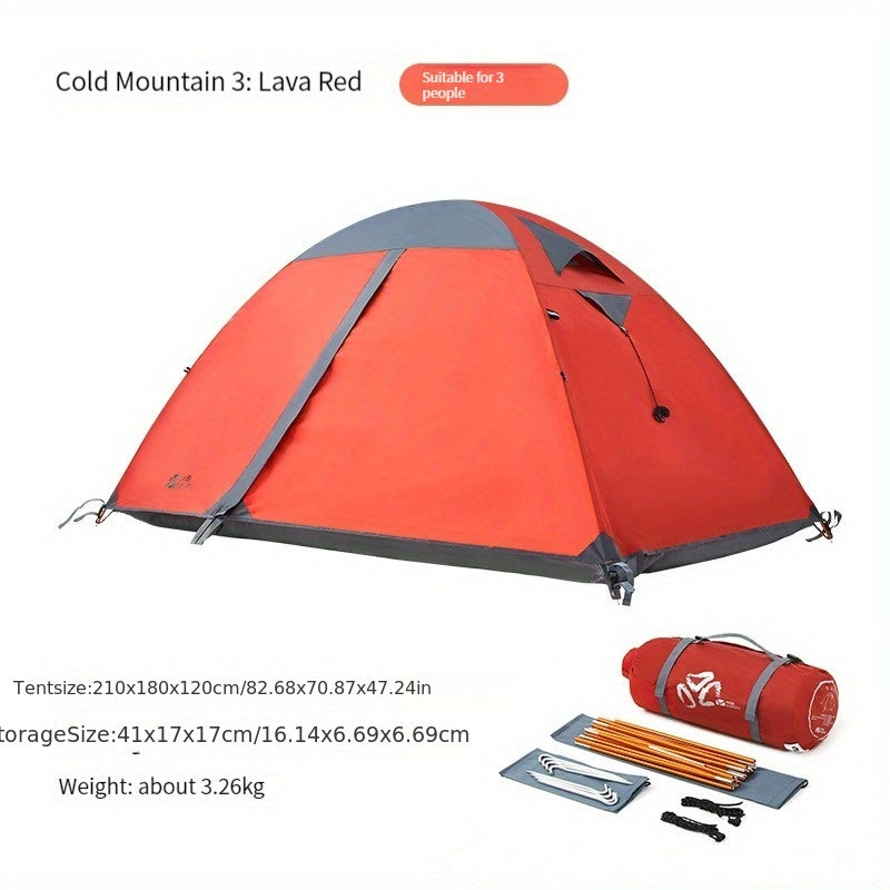 Outdoor Folding Windproof Rainproof Tent Waterproof Camping Hiking