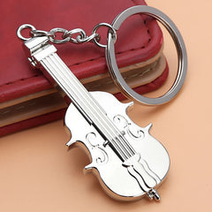 Classic Violin Keychain Musical Instrument Model Pendant Bag Decoration Gift