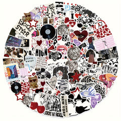100 Y2K Cartoon Stickers for Decorating Various Items
