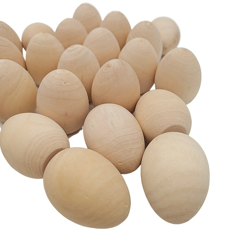 2pcs DIY Wooden Bird Egg Painting Toys