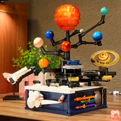 Solar System Puzzle Building Blocks Boys Gift Educational Model