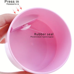 Sealed Eyelash Extension Container Makeup Case Cosmetic Storage Tank