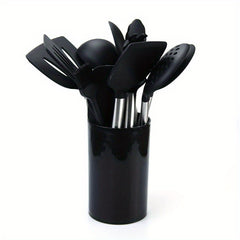15pcs Silicone Stainless Steel Kitchen Utensils Set