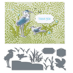 Bird Metal Cutting Dies and Stamps for Scrapbook Designs