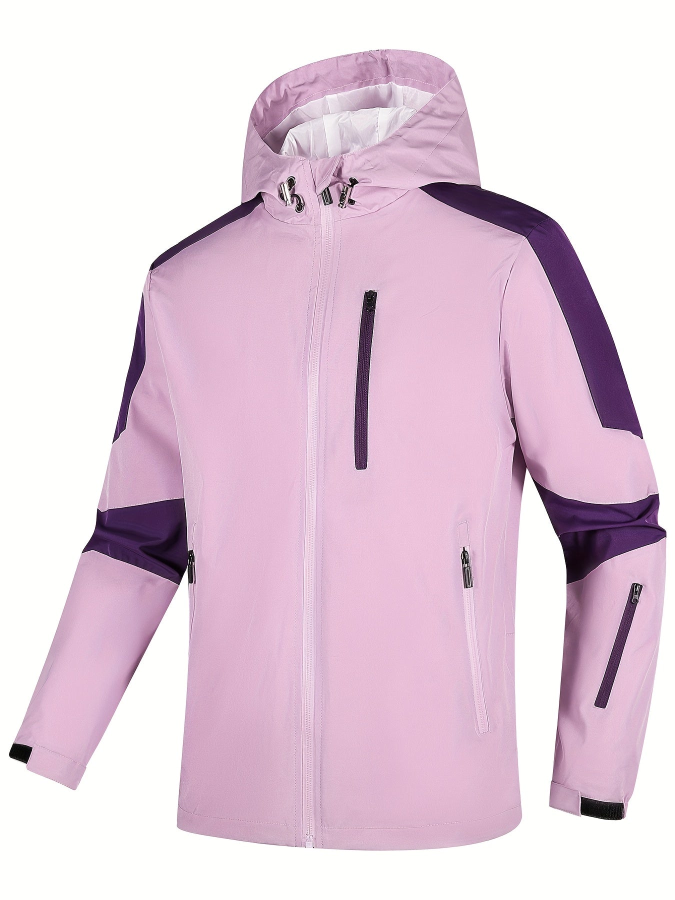 Men's Lightweight Windbreaker Jacket Zip Up Pockets