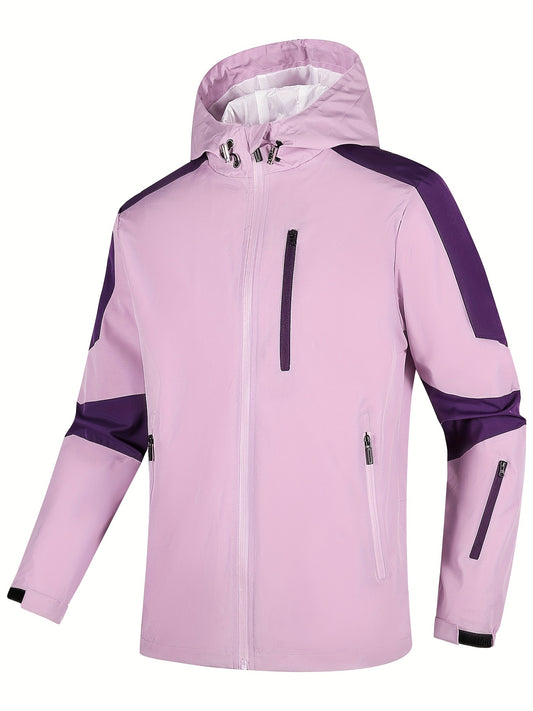 Men's Lightweight Windbreaker Jacket Zip Up Pockets