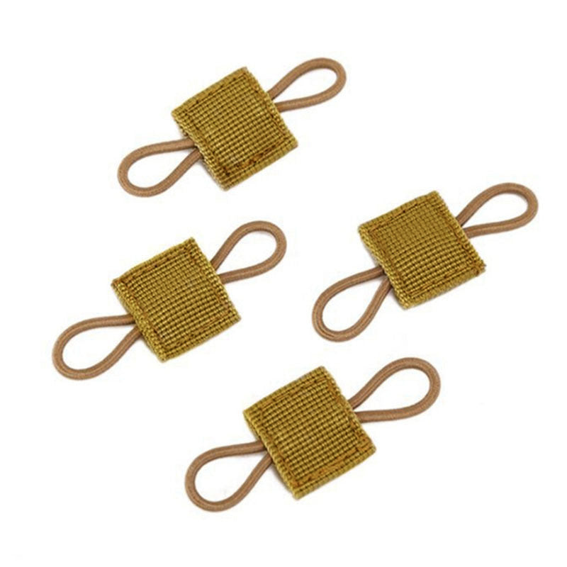 4pcs Tactical Elastic Molle Buckle for Antenna Stick or Pipe PTT Retainer