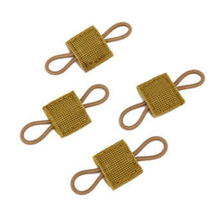 4pcs Tactical Elastic Molle Buckle for Antenna Stick or Pipe PTT Retainer