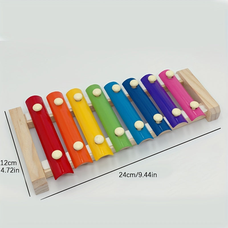 Baby Wooden Xylophone Toddler Educational Toys