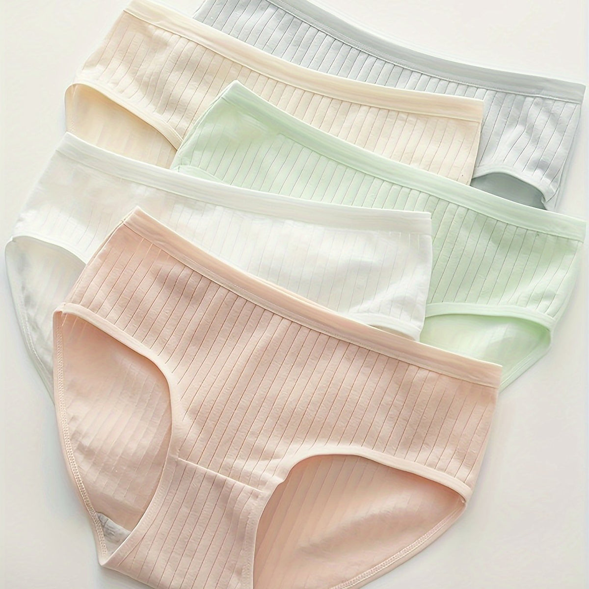 5pcs Comfy Stretchy Intimates Panties Women's Lingerie
