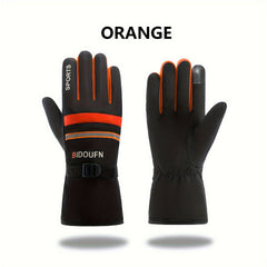 Reflective Skiing/Cycling Touch Screen Gloves - Warm and Non-Slip