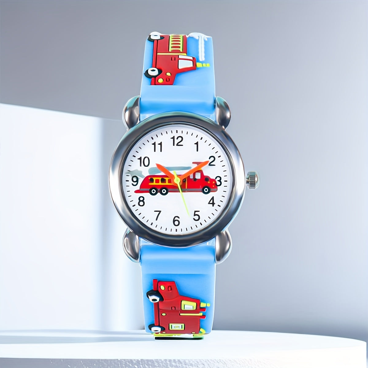 Boys' Cartoon Electronic Quartz Watch Mixed Sports Style For Students