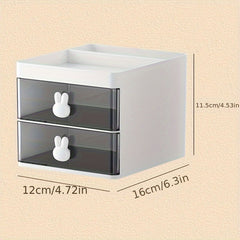 Minimal Storage Box Drawer Style Pen Holder Desktop Organizer