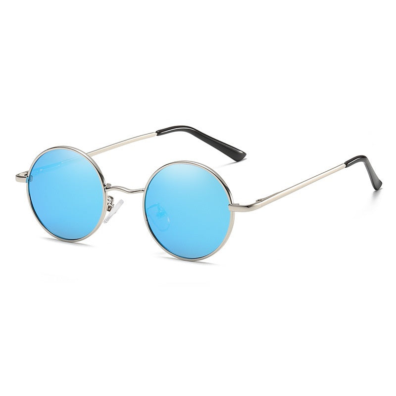 Polarized Round Sunglasses Vintage Circle Hippie Sun Glasses
