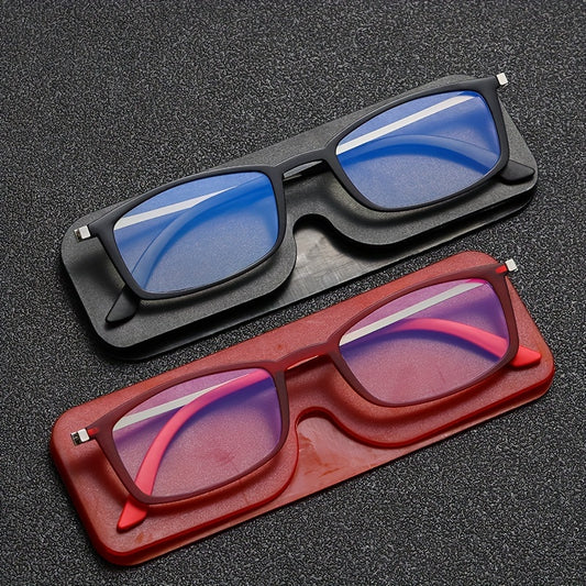 Rectangle HD Reading Glasses with Case