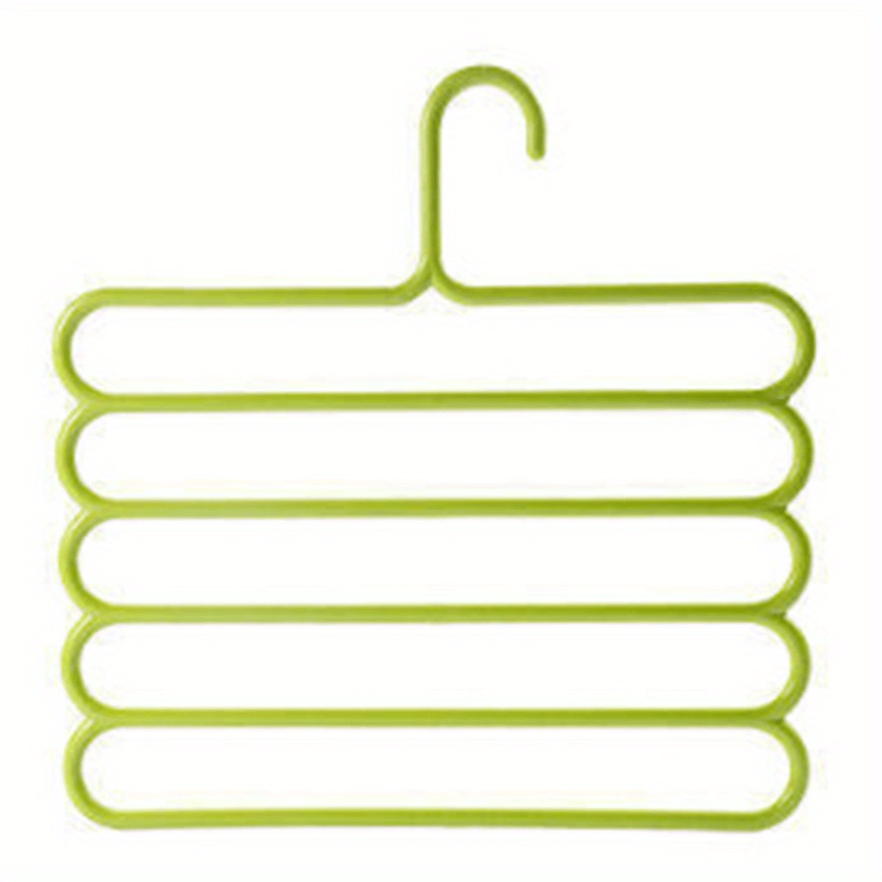 5-Layer Non-Slip Clothes Hanger Pants Storage Rack