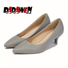 Women's Kitten Heels Pointed Toe Dress Pumps