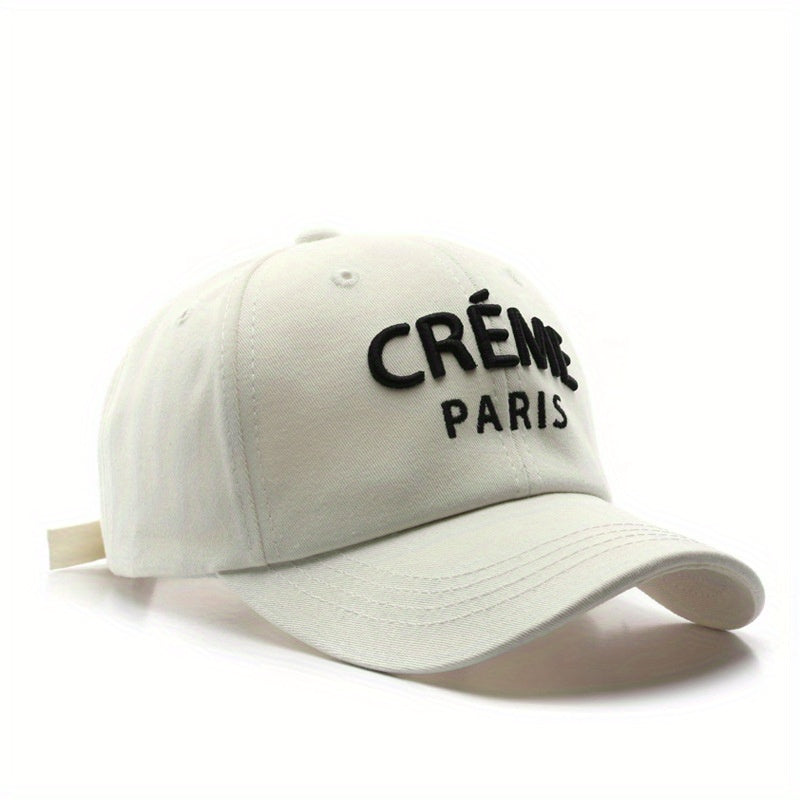 Letter Embroidery Peaked Cap Outdoor Men's Sun Hat Baseball Cap