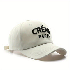 Letter Embroidery Peaked Cap Outdoor Men's Sun Hat Baseball Cap