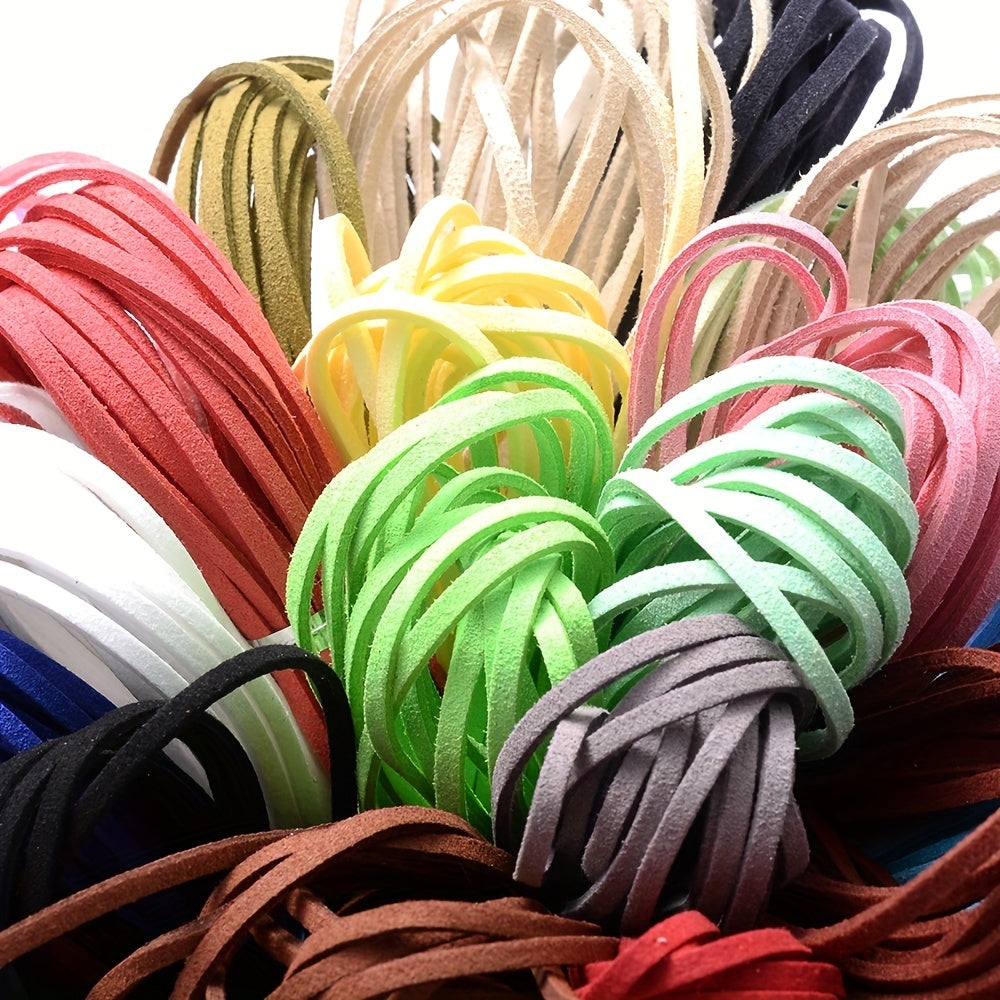 5M 196 85'' 2 5mm Faux Suede Cord Rope to Make Braided Bracelet Necklace