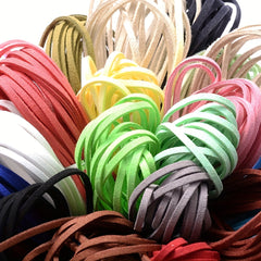 5M 196 85'' 2 5mm Faux Suede Cord Rope to Make Braided Bracelet Necklace