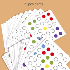 Wooden Bead Sorting & Matching Game Educational Toy for Kids