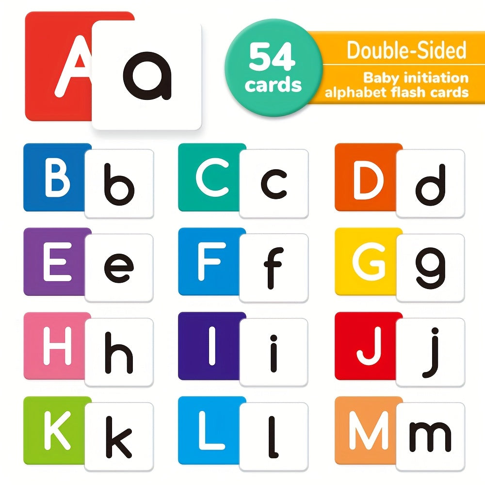 Alphabet Number Learning Cards Educational Flashcards for Kids Interactive Game