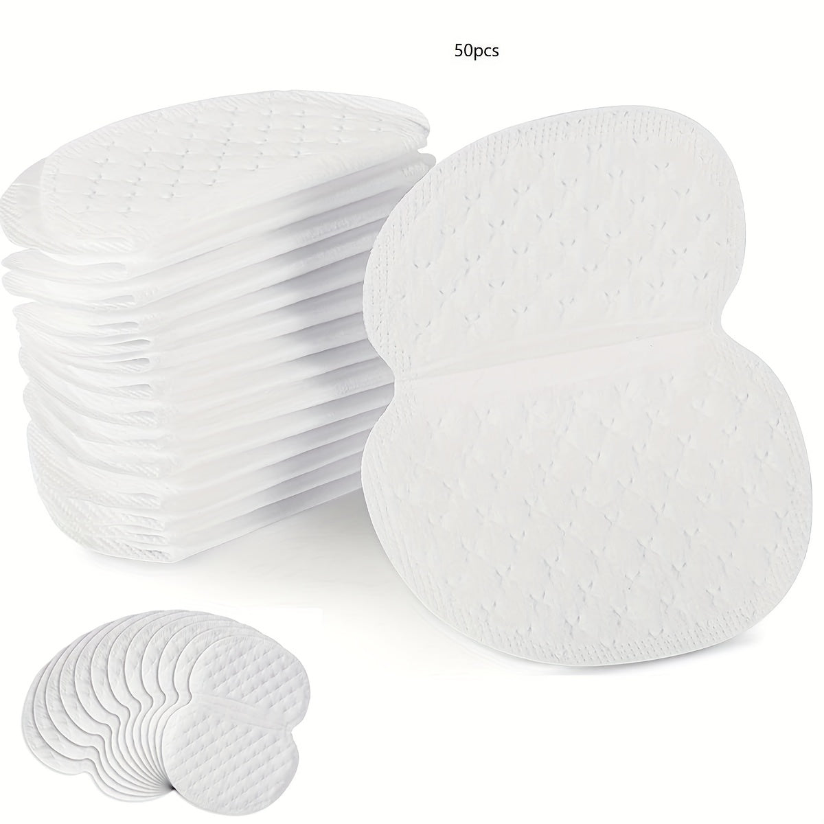 50pcs Sports Sweat Patch Breathable Underarm Pads
