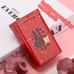 Creative Square Cigarette Box Holder Container for Men