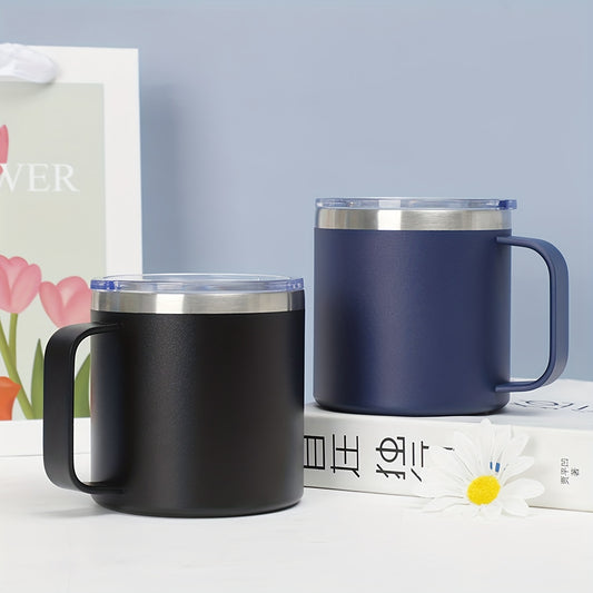 12 14oz Stainless Steel Coffee Mug Sports Water Bottle Gift