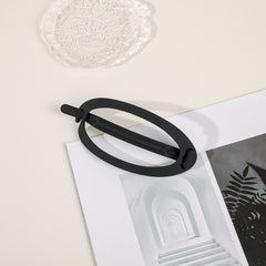 Frosted Oval Hair Clip 1pc