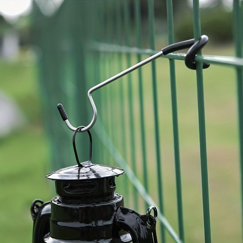Portable Stainless Steel Tent Light Stand and Lantern Hanger for Camping