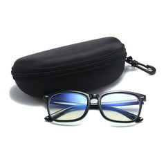 Zipper Eye Glasses Sunglasses Hard Case Storage Box Eyewear Protector