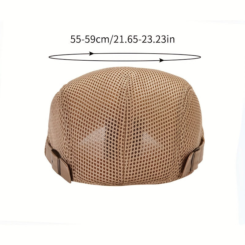 Men's Breathable Mesh Beret Painter's Hat