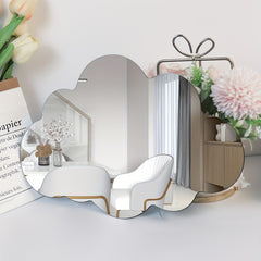 Acrylic Cloud Mirror Stickers for Kids and Girls