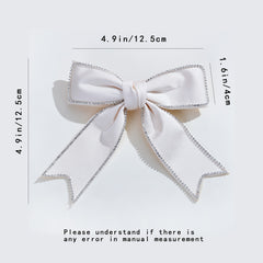 Rhinestone Crystal Bow Hair Tie Hair Clip Hair Accessories