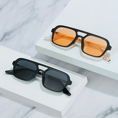 Top Bar Aviator Sunglasses Retro Tortoiseshell UV400 Sun Shades
