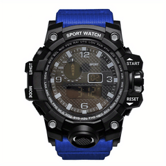 Large Dial Sports Electronic Watch for High School Boys